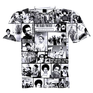 Black Panther Revolutionaries Crew Neck Unisex Tshirt