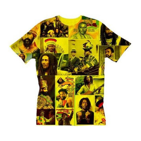 Rasta Revolutionary Legends Crew Neck Unisex Tshirt