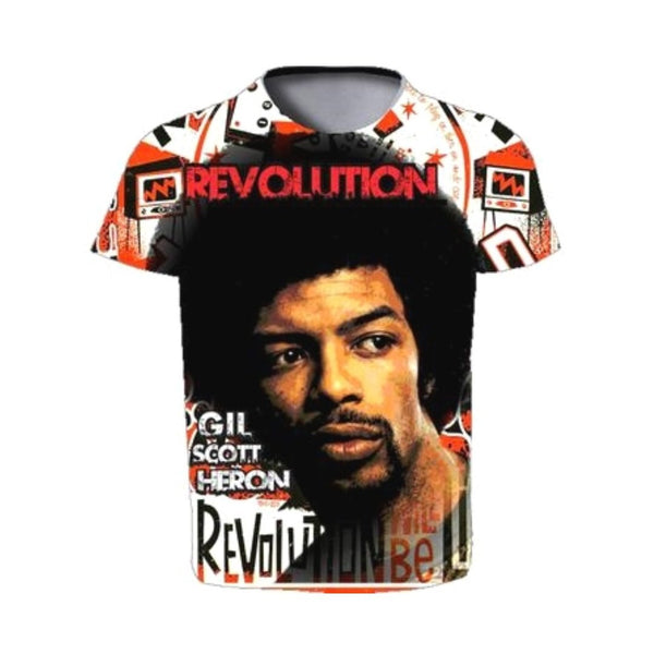 Gil Scott Heron Soul Jazz Revolution Crew Neck Unisex Tshirt