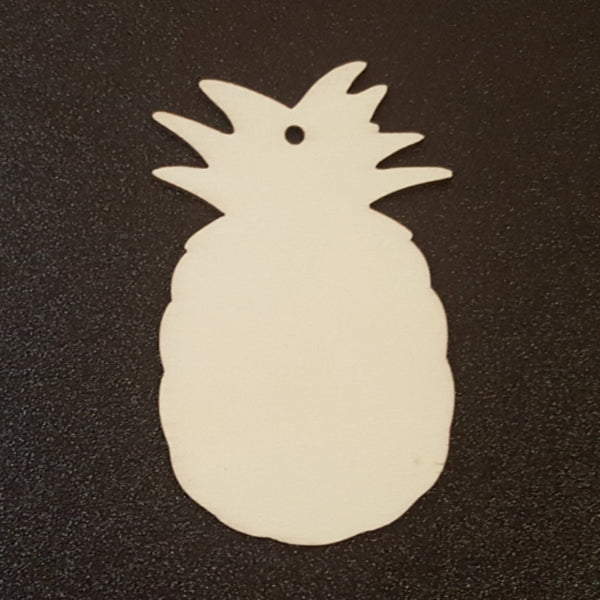PINEAPPLE Unfinished Ready to Decorate Natural Wood Cutout