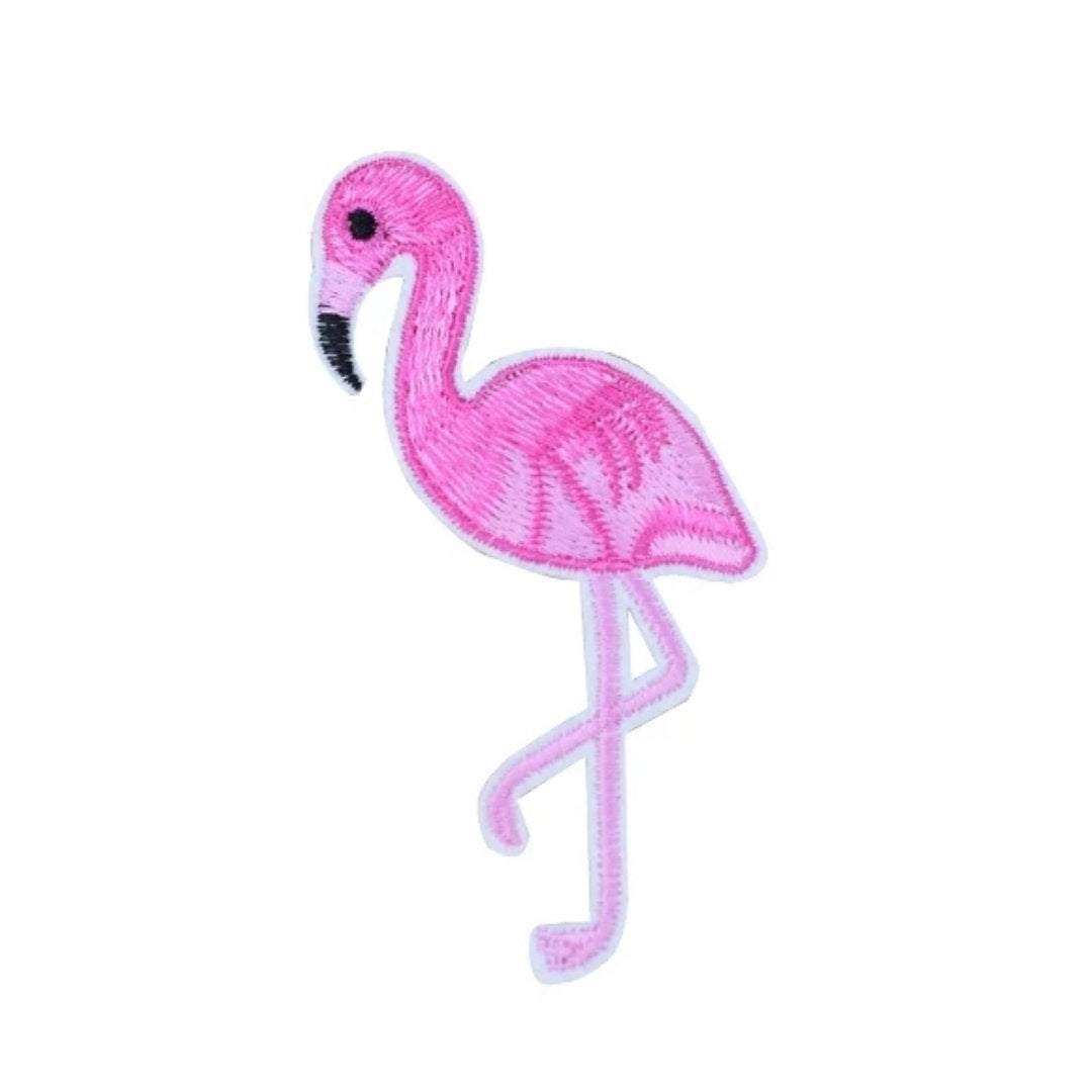 Pink Flamingo Iron-On Patch