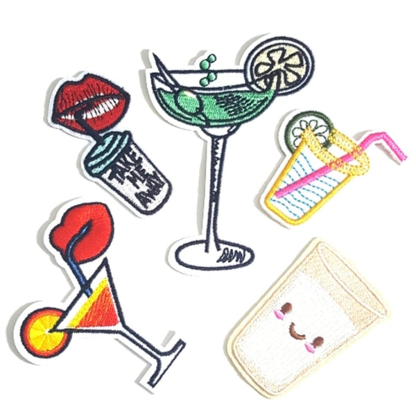 Everything Drinks Iron-On Patches