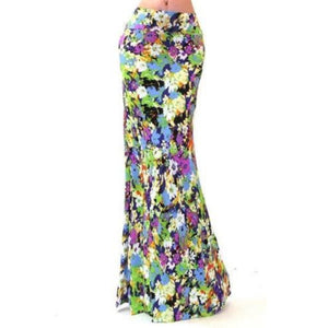 Got Style High Waist Floral Slim Fit Maxi Skirt