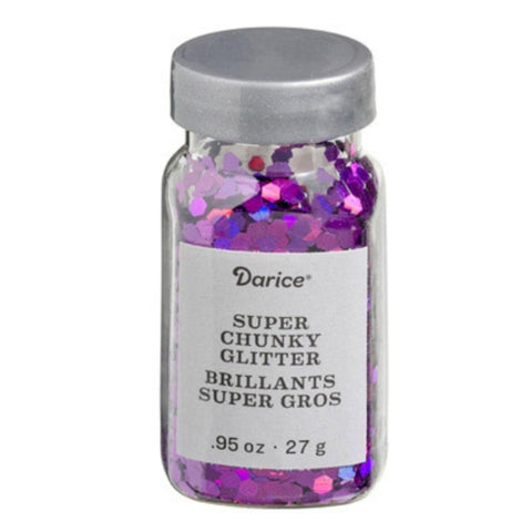 Darice™ MUSE Iridescent Chunky Hexagon Glitter